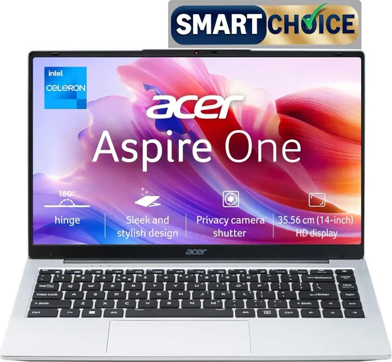 Acer 14 Aspire One A114-45 Laptop (Intel Core Celeron N4500/ 8GB/ 512GB SSD/ Win11)