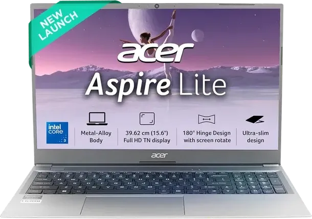 Acer Aspire Lite AL15-53 UN.34ESI.032 Laptop (Intel Core i3 1315U/ 8GB/ 256GB SSD/ Win11)
