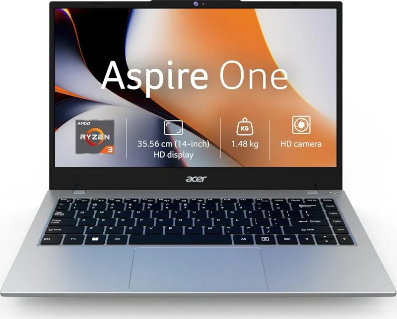 Acer Aspire One 14 A114-43 Laptop (AMD Ryzen 3 7320U/ 8GB/ 256GB SSD/ Win11)