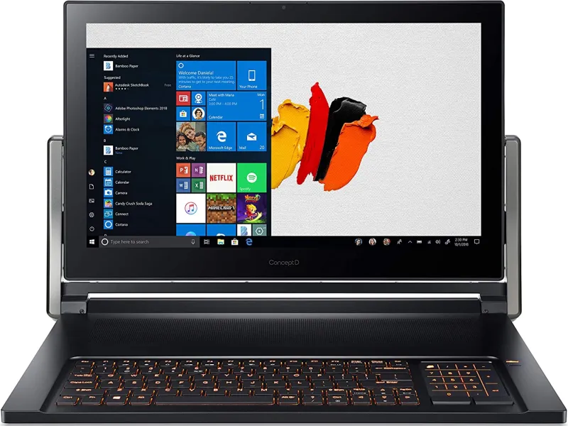 Acer ConceptD 9 CN917-71 Laptop (9th Gen Core i9/ 32GB/ 2TB SSD/ Win10 Pro/ 8GB Graph)