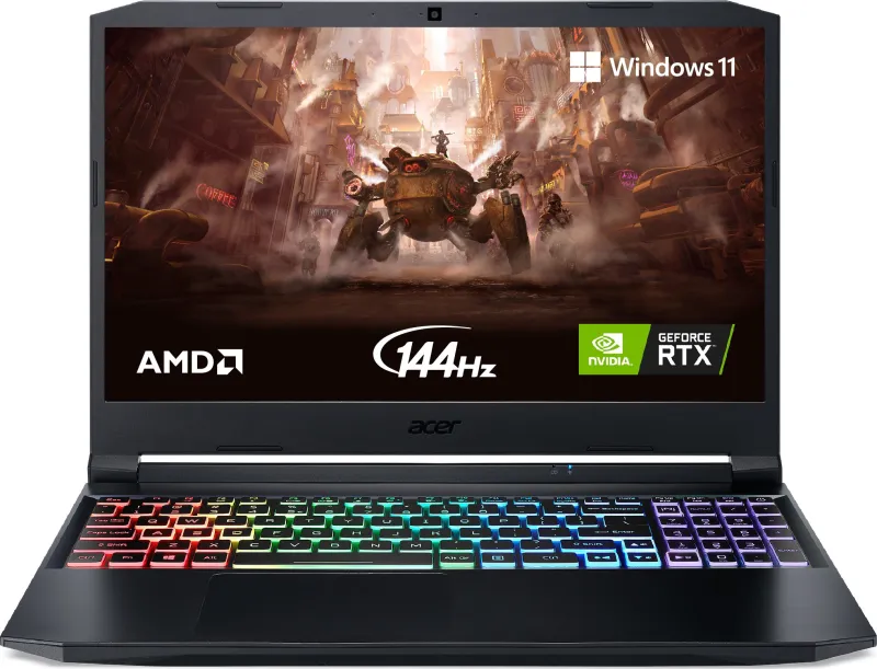Acer Nitro 5 AN515-45 UN.QCLSI.007 Gaming Laptop (AMD Ryzen 5 5600H/ 16GB/ 512GB SSD/ Win11 Home/ 4GB Graph)