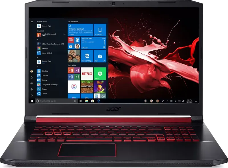 Acer Nitro 5 AN517-51 (NH.Q5CSI.003) Gaming Laptop (9th Gen Core i7/ 8GB/ 1TB 256 GB SSD/ Win10/ 4GB Graph)