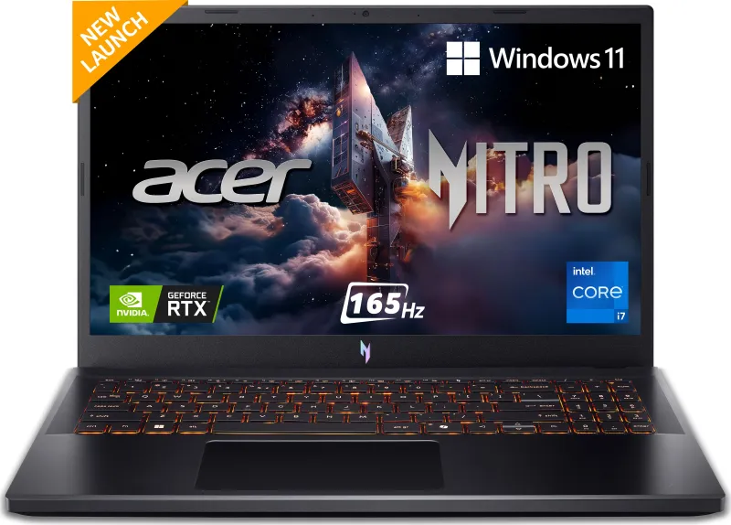 Acer Nitro V ANV15-52 NH.QZASI.001 Gaming Laptop (13th Gen Core i7/ 16GB/ 512GB SSD/ Win11/ 8GB RTX5060)