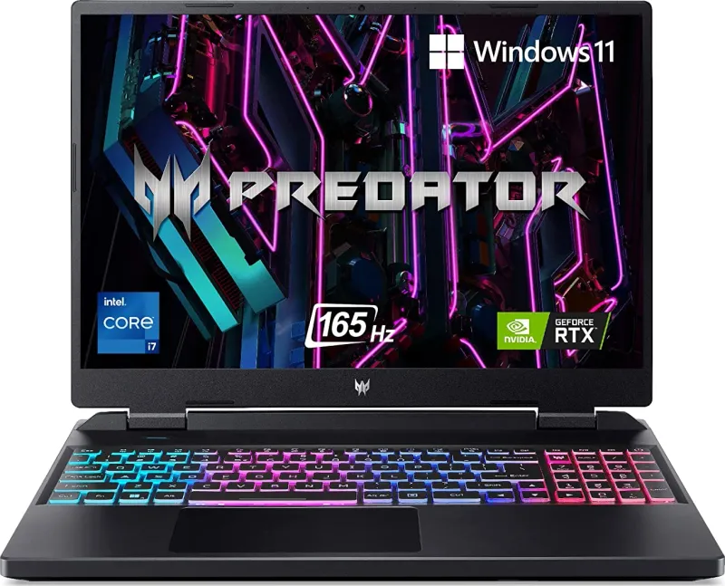 Acer Predator Helios Neo 16 PHN16-71 Laptop (13th Gen Core i7/ 16GB/ 512GB SSD/ Win11/ 6GB Graph)
