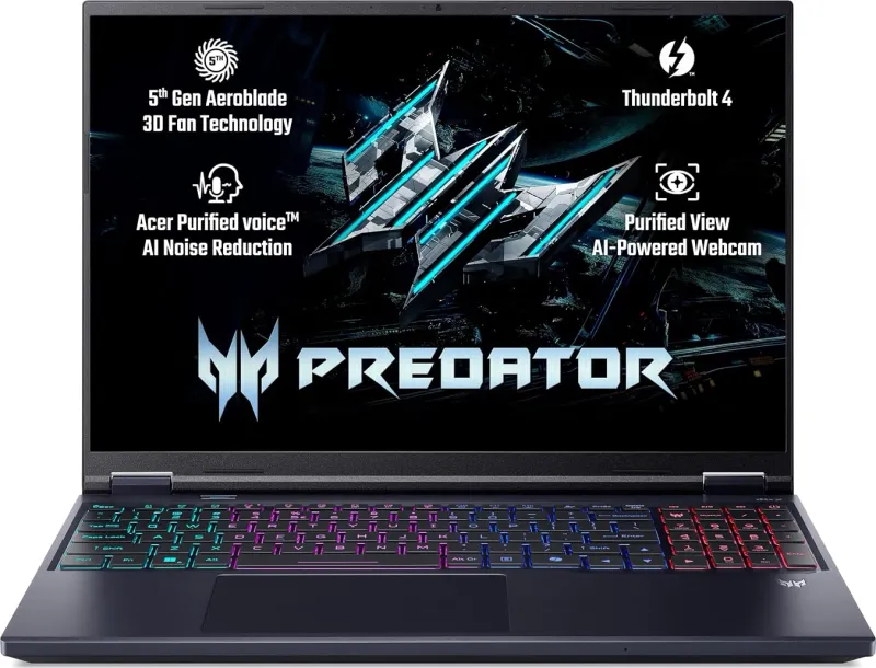 Acer Predator Helios Neo 16 PHN16-I71 Gaming Laptop (Intel Core Ultra 9 290HX Plus/ 16GB/ 1TB SSD/ Win11/ RTX 5070 8GB Graphics)