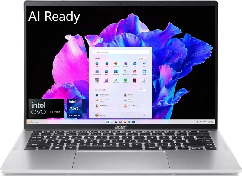 Acer Swift Go 14 AI SFG14-72T-718K Laptop (Intel Core Ultra 7 155H/ 16GB/ 512GB SSD/ Win11 Home)
