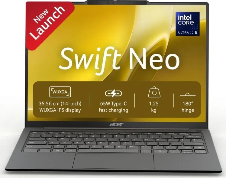 Acer Swift Neo SFN14-55 Laptop (Intel Core Ultra 5 125H/ 16GB/ 512GB SSD/Win 11)