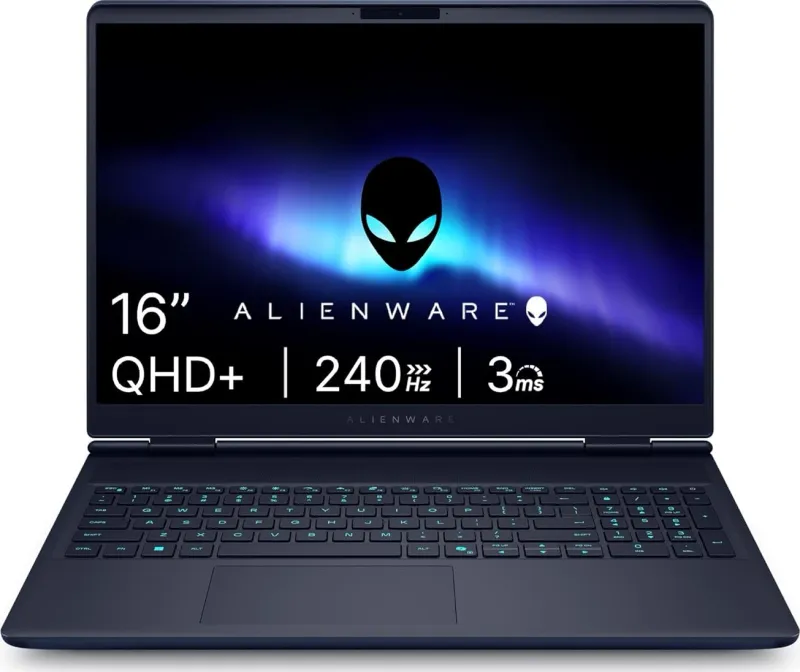 Alienware 16X Aurora Gaming Laptop (Intel Core Ultra 9 275HX/ 16GB/ 1TB SSD/ Win 11/ RTX 5060 8GB Graph)