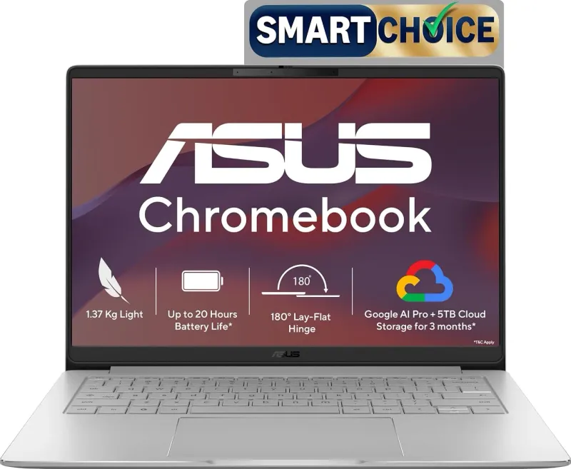 Asus Chromebook 2026 CM1405CM4A-S60034 Laptop (MediaTek Kompanio 540/ 4GB/ 64GB/ Chrome OS)