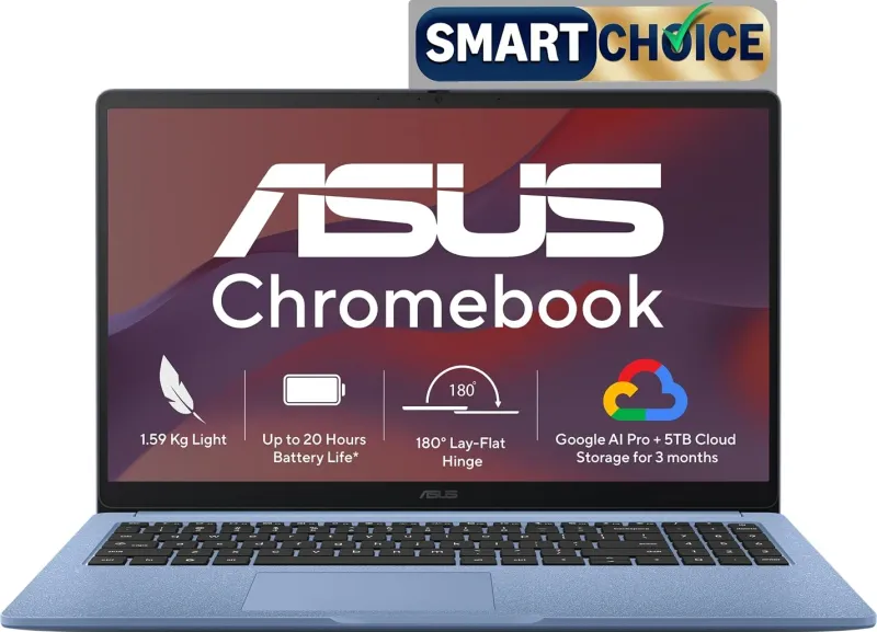 Asus Chromebook 2026 CM1505CM4A-S70081 Laptop (MediaTek Kompanio 540/ 4GB/ 128GB/ Chrome OS)