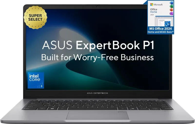 Asus Expertbook P1 14 P1403CVA-S61822WS Laptop (Intel Core 3 100U/ 16GB/ 512GB/ Win11)