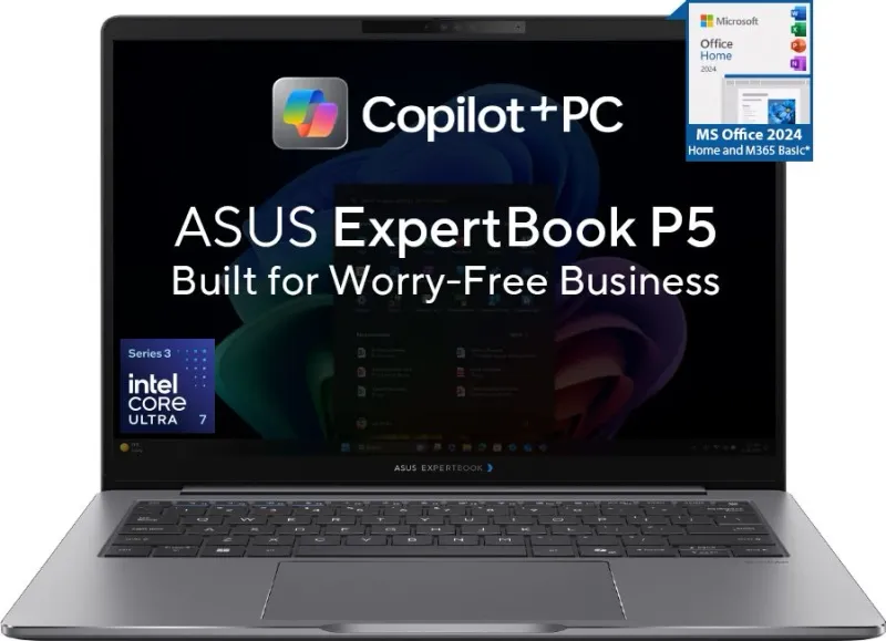 Asus Expertbook P5 P5405CAA-NZ0099WS Laptop (Intel Core Ultra 7 356H/ 32GB/ 1TB SSD/Win11 Home
