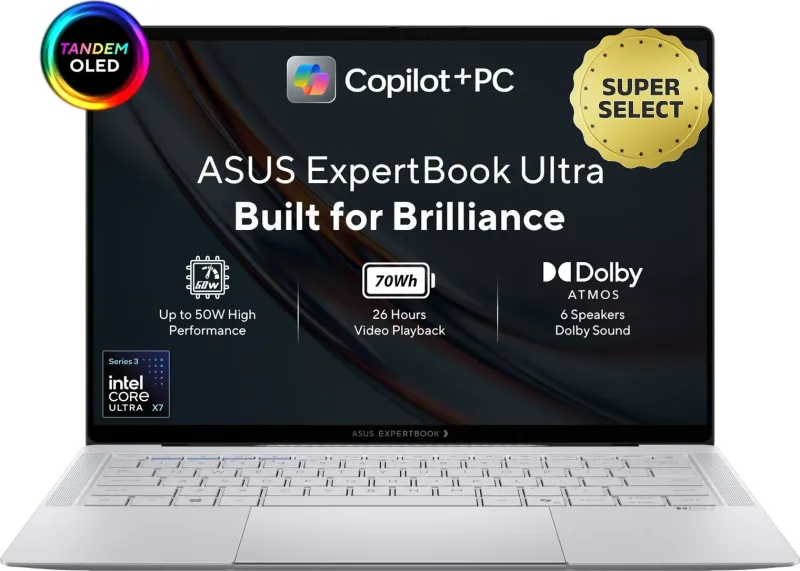 Asus ExpertBook Ultra 2026 B9406CAA-TH1191WS Laptop (Intel Core Ultra X7 358H/ 32GB/ 1TB SSD/Win11 Home