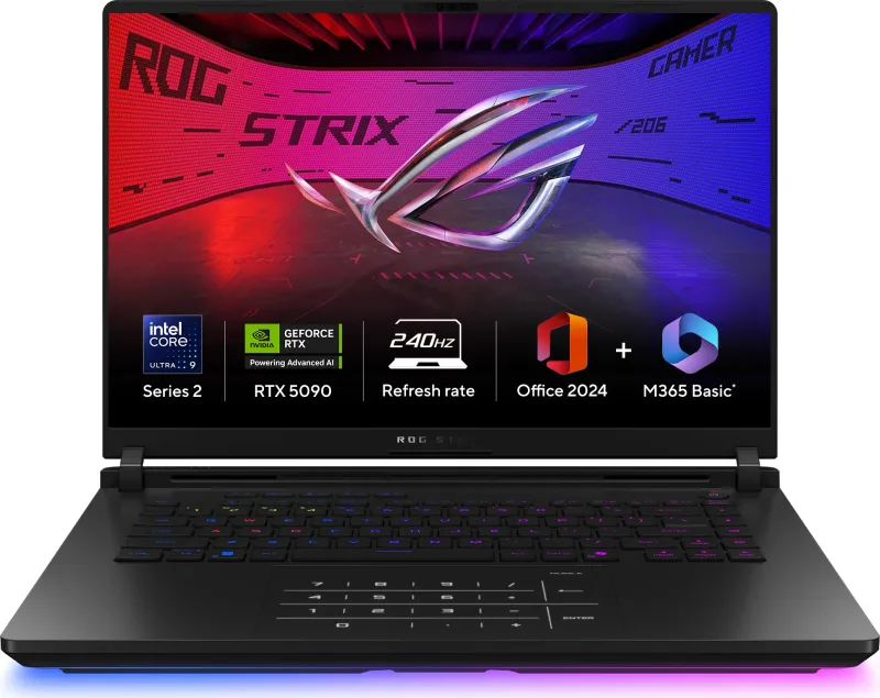 Asus ROG Strix SCAR 16 (2025) G635LX-RW158WS Gaming Laptop (Intel Core Ultra 9 Processor 275HX/ 32GB/ 2TB SSD/ Win11 Home/ RTX 5090 24 GB …