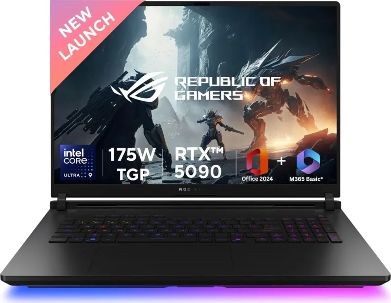 Asus ROG Strix SCAR 18 2025 G835LX-SA187WS Gaming Laptop (Intel Core Ultra 9 275HX/ 64GB/ 2TB SSD/ Win11/ 24GB RTX 5090 Graph)