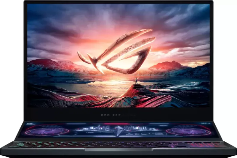 Asus ROG Zephyrus Duo GX550LWS-HF128TS Laptop (10th Gen Core i7/ 32GB/ 2TB SSD/ Win10 Home/ 8GB Graph)