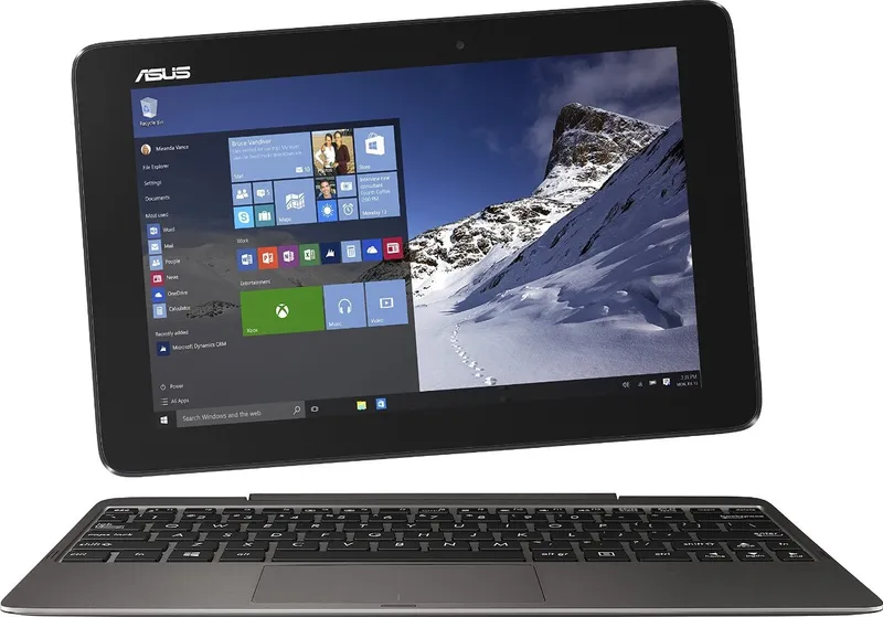 Asus Transformer Book T100HA-C4-GR Laptop (Atom Quad Core X5/ 4GB/ 64GB SSD/ Win10)