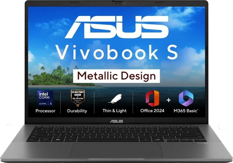 Asus Vivobook 14 2025 S3407CA-LY057WS Laptop (Intel Core Ultra 5 225H/ 16GB/ 512GB SSD/ Win11)