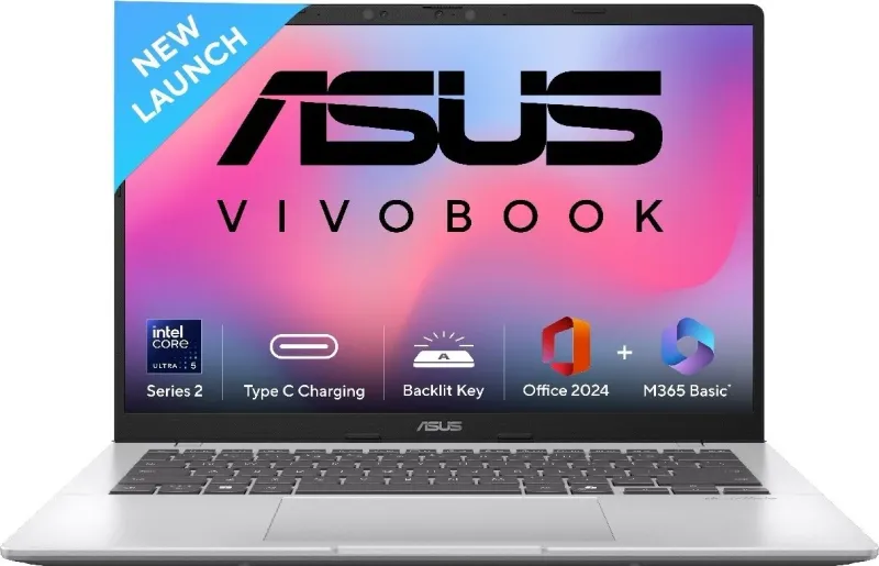 Asus Vivobook 14 2025 X1407CA-LY160WS Laptop (Intel Core Ultra 5 225H/ 16GB/ 512GB SSD/ Win11)