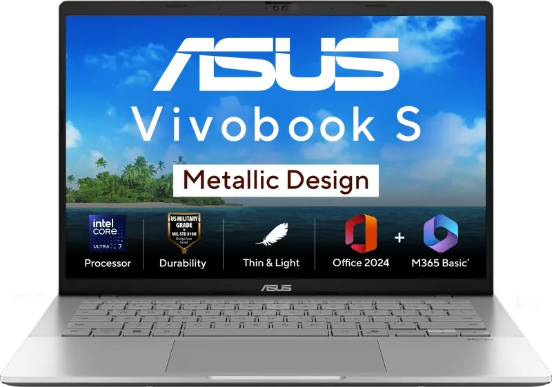 Asus Vivobook S14 S3407CA-LY084WS Laptop (Intel Core Ultra 7 255H/ 16GB/ 512GB SSD/ Win11)