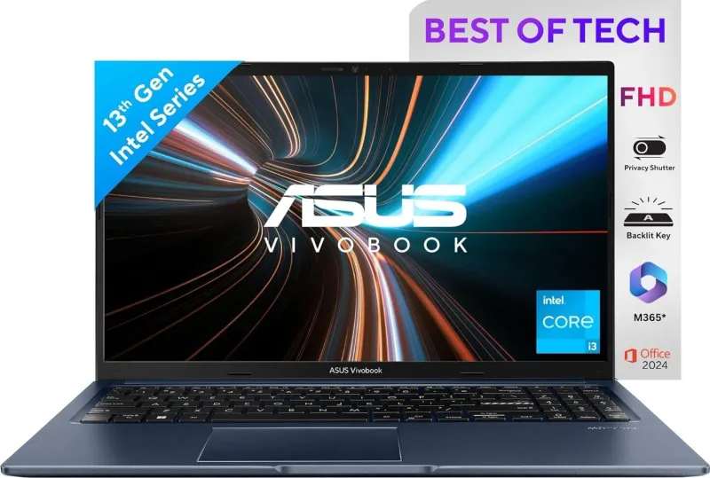 Asus Vivobook 15 X1504VA-NJ3321WS Laptop (13th Gen Core i3/ 8GB/ 512GB SSD/ Win11)