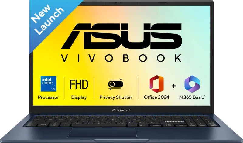 Asus Vivobook 15 X1504VAP-BQ1342WS Laptop (Intel Core 3 Processor 100U/ 16GB/ 512GB SSD/ Win11)