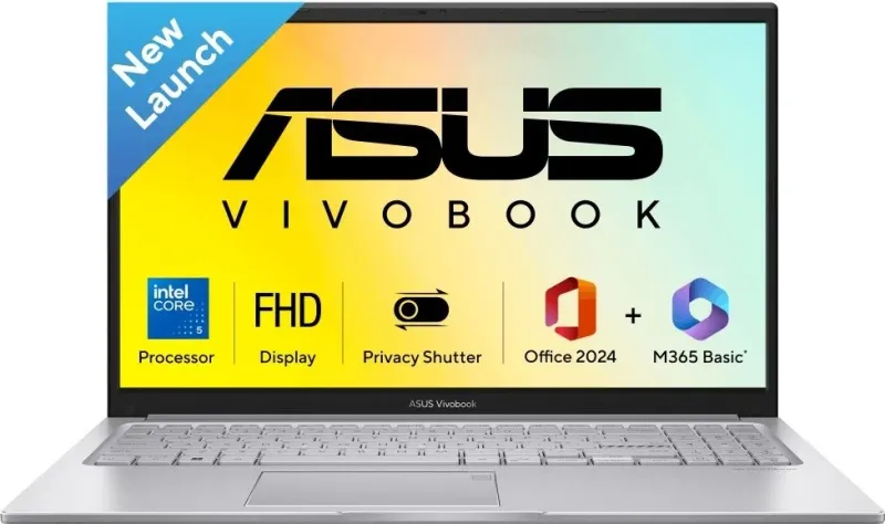 Asus Vivobook 15 X1504VAP-IN008WS AI Laptop (Intel Core 5 120U/ 16GB/ 512GB SSD/ Win11)