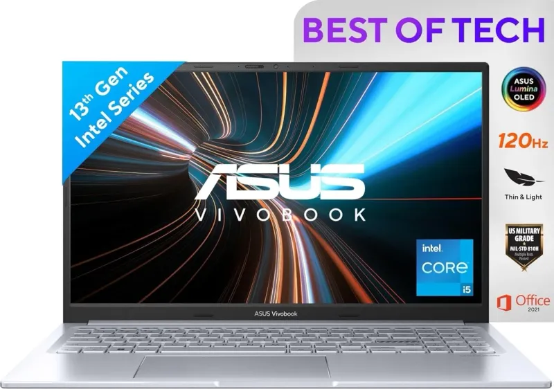 Asus Vivobook 15X OLED K3504VAD-MA542WS Laptop (13th Gen Core i5/ 16GB/ 512GB SSD/ Win11 Home)
