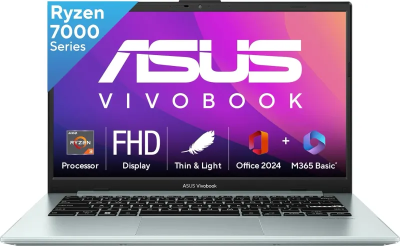 Asus Vivobook Go 14 E1404FA-EB666WS Laptop (AMD Ryzen 3 7320U/ 8GB/ 512GB SSD/ Win11 Home)
