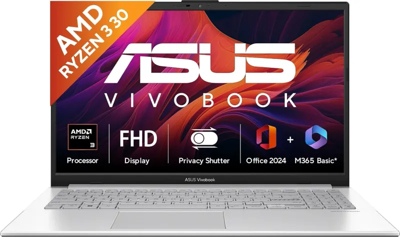 Asus Vivobook Go 15 2026 E1504FA-BQ5709WS Laptop (AMD Ryzen 3 30/ 8GB/ 512GB SSD/ Win11 Home)