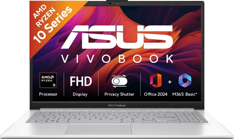 Asus Vivobook Go 15 E1504FA-BQ3468WS Laptop (AMD Ryzen 3 30/ 16GB/ 512GB SSD/ Win11 Home)