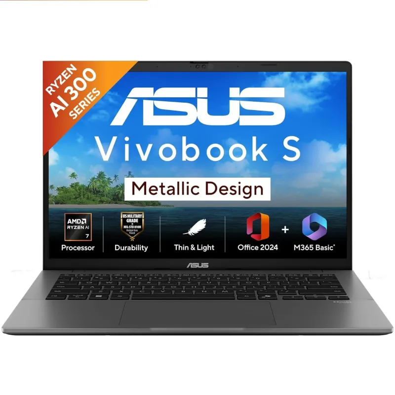 Asus VivoBook S14 M3407KA-SF049WS Laptop (AMD Ryzen AI 7 350/ 16GB/ 1TB SSD/ Windows 11)