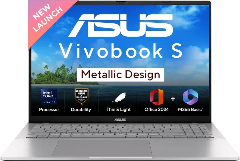Asus Vivobook S16 S3607CA-RP065WS Laptop (Intel Core Ultra 5 225H/ 16GB/ 512GB SSD/ Win11 Home)