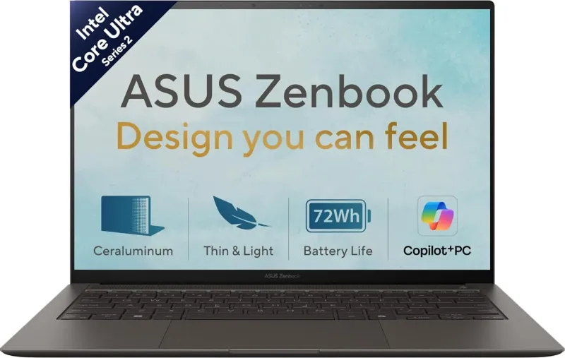 Asus Zenbook S14 UX5406SA-PZ658WS Laptop (Intel Core Ultra 5 226V/ 16GB/ 512GB SSD/ Win11 Home)