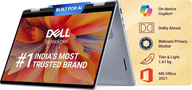 Dell 14 Plus 2-in-1 Touch Laptop (Intel Core Ultra 5 226V/ 16GB/ 512GB SSD/Windows 11 Home)