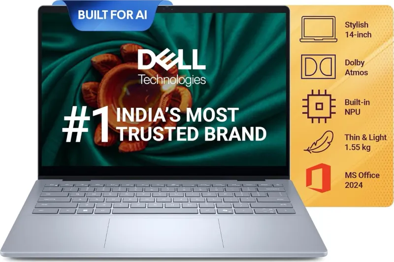 Dell 14 Plus 2025 DB14250 Laptop (Intel Core Ultra 7 256V/ 16GB/ 512GB SSD/Win11 Home)