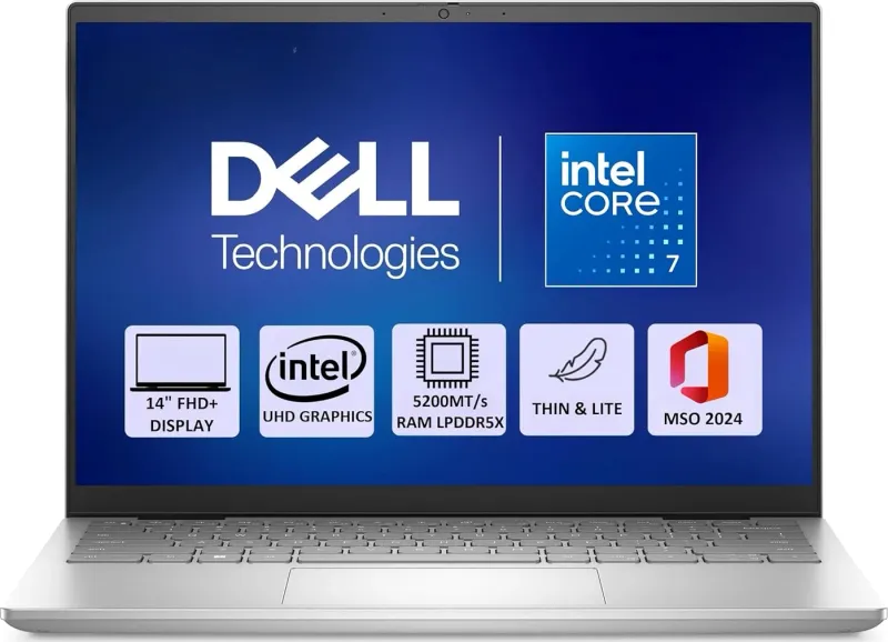 Dell Inspiron 14 Plus Laptop (Intel Core 7 240H/ 16GB/512GB SSD/ Win11)