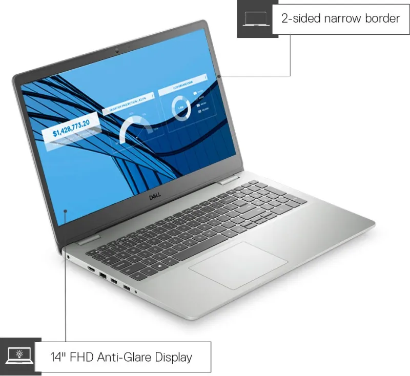 Dell Vostro 3405 Laptop (AMD Ryzen 5/ 8GB/ 512GB SSD/ Win10)
