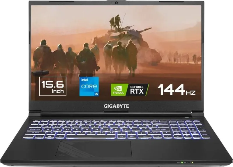Gigabyte G5 ME RC55ME Laptop (12th Gen Core i5/ 16GB/ 512GB SSD/ Win11 Home/ 4GB Graph)