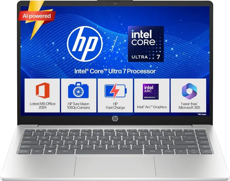 HP 14-ep1181TU Laptop (Intel Core Ultra 7 155H 24GB/ 1TB SSD/ Win11 Home)