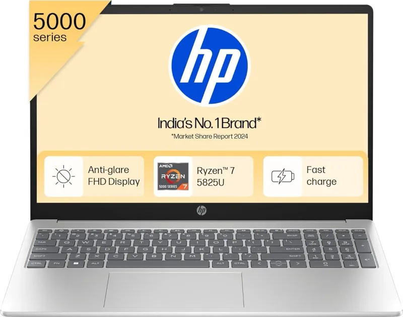 HP 15-fc0476AU Laptop (AMD Ryzen 7 5825U/ 16GB/ 512GB SSD/ Win11 Home)