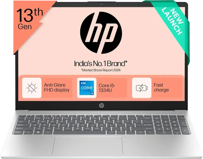 HP 15-fd0492TU Laptop (13th Gen Core i5/ 16GB/ 512GB SSD/ Win11 Home)