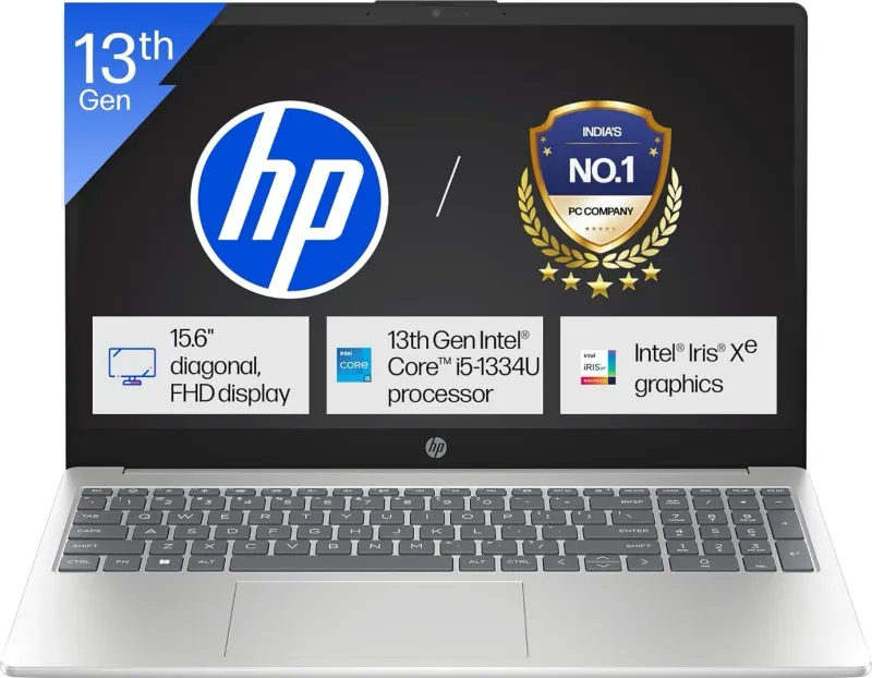 HP 15-fd0549TU Laptop (13th Gen Core i5/ 8GB/ 1TB SSD/ Win11 Home)