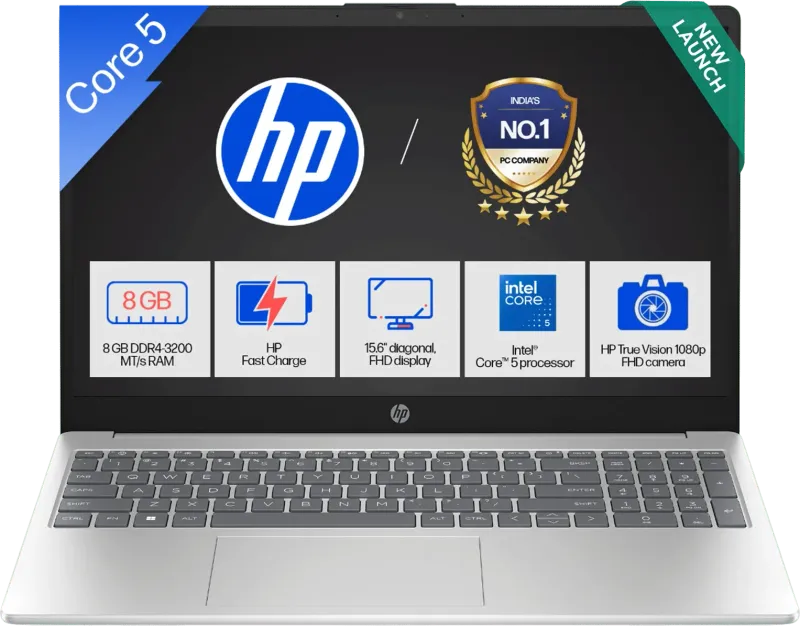 HP 15-FD0651TU Laptop (Intel Core 5 120U/ 8GB/ 512GB SSD/ Win11 Home)