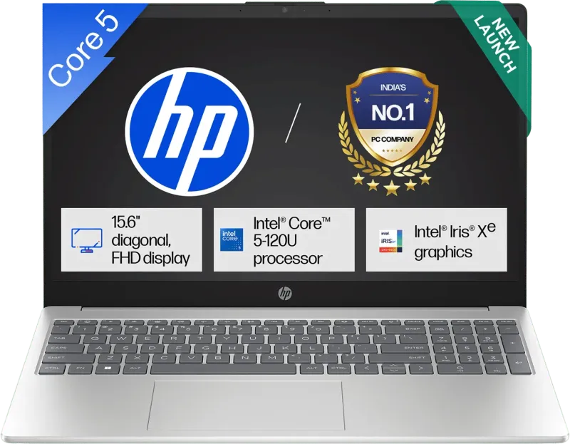 HP 15-fd0664TU Laptop (Intel Core 5 120U/ 16GB/ 512GB SSD/ Win11 Home)