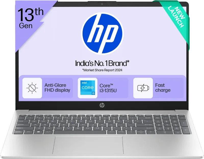 HP 15-fd0691TU Laptop (13th Gen Core i3/ 12GB/ 512GB SSD/ Win11 Home)