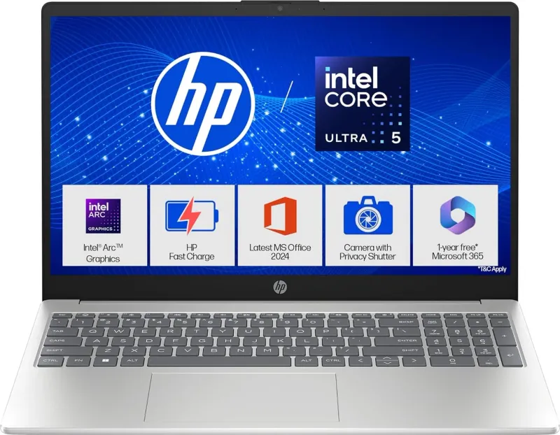 HP 15-FD1458TU Laptop (Intel Core Ultra 5 125H/ 24GB/ 1TB SSD/ Win11 Home)