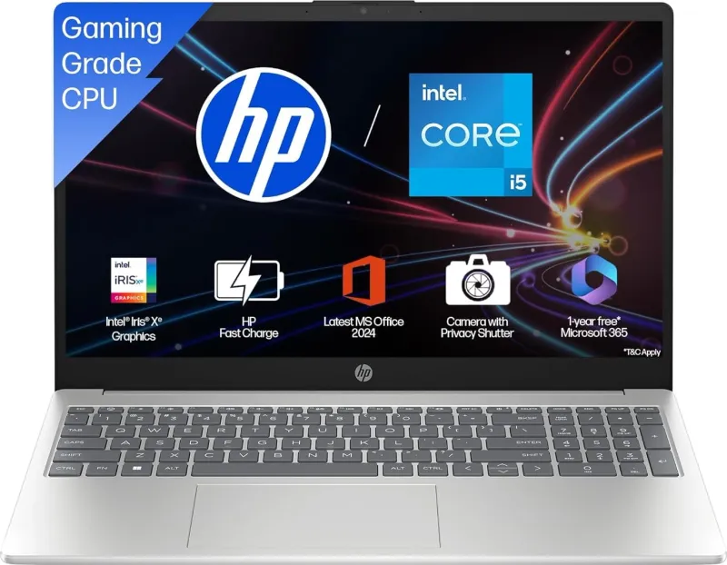 HP 15-fr0045TU Laptop (13th Gen Core i5/ 16GB/ 512GB SSD/ Win11 Home)