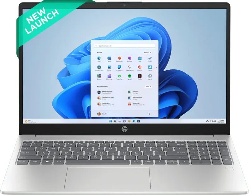 HP 15-hr0009TU Laptop (Intel Core 5 120U/ 16GB/ 512GB SSD/ Win11 Home)