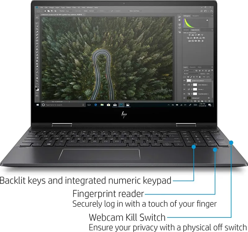 HP ENVY 15 x360 15-ds1010nr Laptop (AMD Ryzen 5/ 8GB/ 512GB SSD/ Win10)